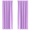 Vidaxl zwart-out gordijnen met ringen 2 pcs paars 225 x 140 cm