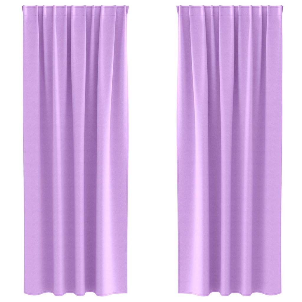 Tende oscuranti Vidaxl con anelli 2 pz viola 225 x 140 cm