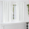 Vidaxl zwart-out gordijnen met ringen 2 pcs helder wit 175 x 140 cm