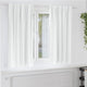 Vidaxl zwart-out gordijnen met ringen 2 pcs helder wit 175 x 140 cm