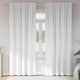 Vidaxl zwart-out gordijnen met ringen 2 pcs helder wit 260 x 140 cm