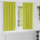VidaXL cortinas opacas con anillas 2 unidades verde 175 x 140 cm