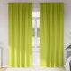 Tende oscuranti VidaXL con anelli 2 pz verdi 245 x 140 cm