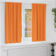 Tende oscuranti VidaXL con anelli 2 pezzi arancione 175 x 140 cm