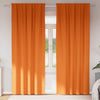 Vidaxxl black-out curtains with rings 2 pcs bright orange 225 x 140 cm