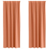 Tende oscuranti Vidaxxl con anelli 2 pz terracotta 225 x 140 cm