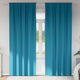 Tende oscuranti VidaXL con anelli 2 pezzi turchese 225 x 140 cm