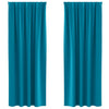Tende oscuranti VidaXL con anelli 2 pezzi turchese 225 x 140 cm