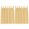Tende oscuranti Vidaxl con anelli 2 pezzi beige 140 x 140 cm