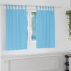 Vidaxl cortinas opacas con anillas 2 piezas azul claro 140 x 140 cm
