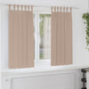 Tende oscuranti VidaXL con anelli 2 pezzi tortora 175 x 140 cm