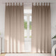 Tende oscuranti Vidaxxl con anelli 2 pz tortora 225 x 140 cm
