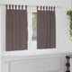 Tende oscuranti Vidaxl con anelli 2 pezzi marrone scuro 140 x 140 cm
