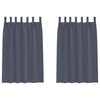 Tende oscuranti Vidaxl con anelli 2 pz antracite 175 x 140 cm