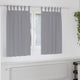 VidaXL cortinas opacas con anillas 2 piezas gris claro 140 x 140 cm