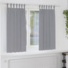 Vidaxl zwart-out gordijnen met ringen 2 pcs lichtgrijs 175 x 140 cm