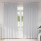 Vidaxl cortinas opacas con anillas 2 piezas gris pálido 245 x 140 cm