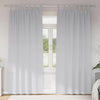 Vidaxl zwart-out gordijnen met ringen 2 pcs bleekgrijs 260 x 140 cm