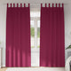 Tende oscuranti VidaXL con anelli 2 pezzi rosso vino 245 x 140 cm