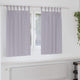 Vidaxl zwart-out gordijnen met ringen 2 pcs metaalgrijs 140 x 140 cm