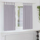 Vidaxl zwart-out gordijnen met ringen 2 pcs metaalgrijs 175 x 140 cm