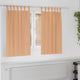 Tende oscuranti Vidaxl con anelli 2 pezzi marrone chiaro 140 x 140 cm