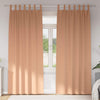 Tende oscuranti Vidaxl con anelli 2 pezzi marrone chiaro 225 x 140 cm