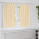 Tende oscuranti Vidaxl con anelli 2 pz crema 140 x 140 cm