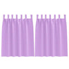 Tende oscuranti Vidaxl con anelli 2 pz viola 140 x 140 cm