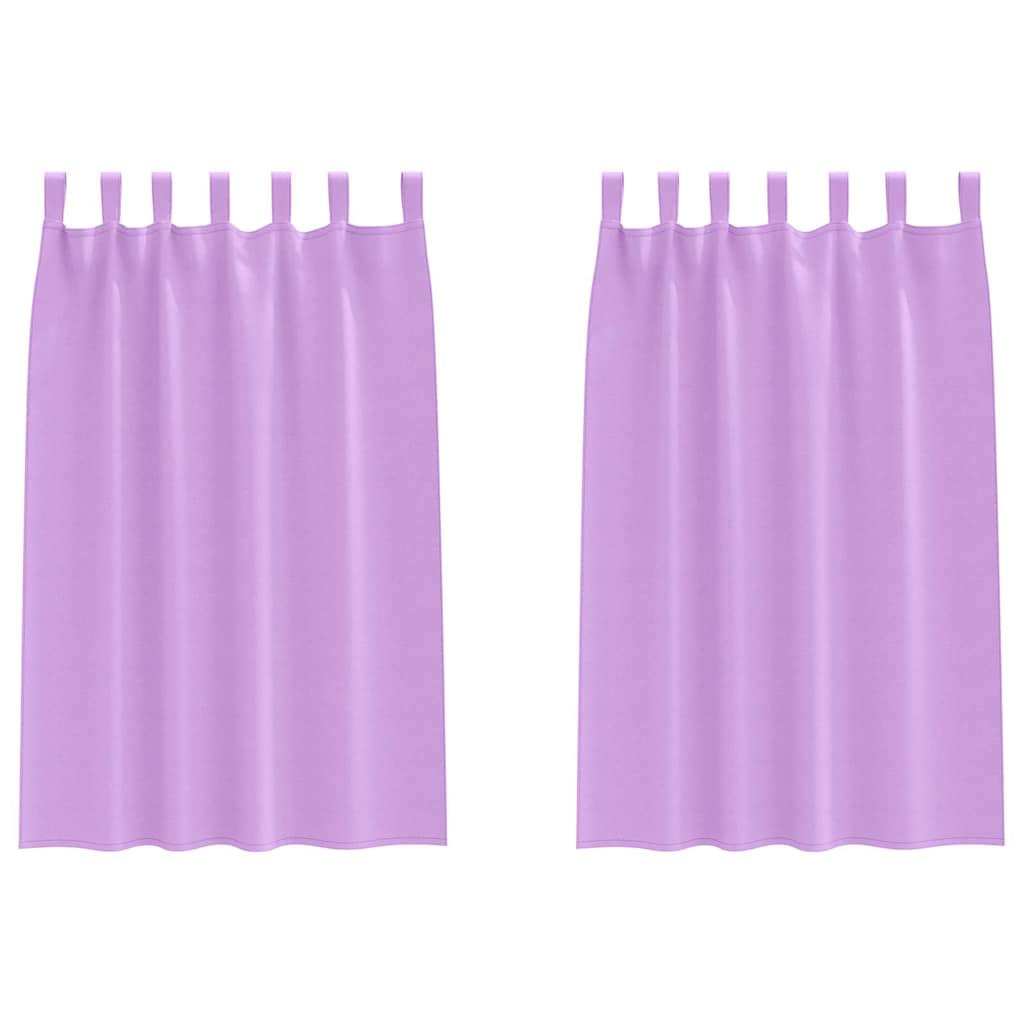 Tende oscuranti Vidaxl con anelli 2 pz viola 175 x 140 cm