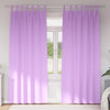 Vidaxl zwart-out gordijnen met ringen 2 pcs paars 260 x 140 cm