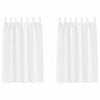 Vidaxxl cortinas opacas con anillas 2 piezas blanco puro 175 x 140 cm