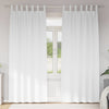 Tende oscuranti VidaXL con anelli 2 pz bianco puro 245 x 140 cm