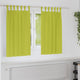 Tende oscuranti VidaXL con anelli 2 pz verdi 140 x 140 cm
