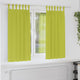 VidaXL cortinas opacas con anillas 2 unidades verde 175 x 140 cm