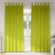 Tende oscuranti VidaXL con anelli 2 pz verdi 225 x 140 cm