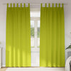 Vidaxl zwart-out gordijnen met ringen 2 pcs groen 245 x 140 cm