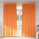 Tende oscuranti VidaXL con anelli 2 pezzi arancione brillante 260 x 140 cm