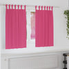 Vidaxl zwart-out gordijnen met ringen 2 pcs felroze 140 x 140 cm