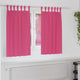 Tende oscuranti Vidaxl con anelli 2 pz rosa acceso 140 x 140 cm