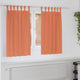 Vidaxl zwart-out gordijnen met ringen 2 pcs terracotta 140 x 140 cm