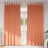 Vidaxl zwart-out gordijnen met ringen 2 pcs terracotta 225 x 140 cm