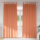 Vidaxl zwart-out gordijnen met ringen 2 pcs terracotta 245 x 140 cm