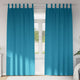 Tende oscuranti VidaXL con anelli 2 pezzi turchese 225 x 140 cm