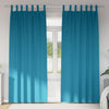 Vidaxl zwart-out gordijnen met ringen 2 pcs turquoise 245 x 140 cm