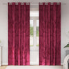 Tende in velluto VidaXL 2 pezzi rosso vino 260 x 140 cm velluto