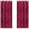 Tende in velluto VidaXL 2 pezzi rosso vino 260 x 140 cm velluto