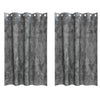 Vidaxl velvet gordijnen met gordijnen 2 pcs grijs 175 x 140 cm fluweel