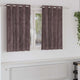 Tende in velluto VidaXL con tende 2 pezzi marrone 140 x 140 cm velluto