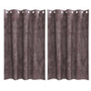 Vidaxl velvet gordijnen met gordijnen 2 pcs bruin 175 x 140 cm fluweel